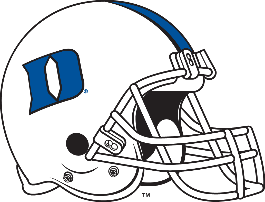 Duke Blue Devils 2008-2009 Helmet Logo iron on paper